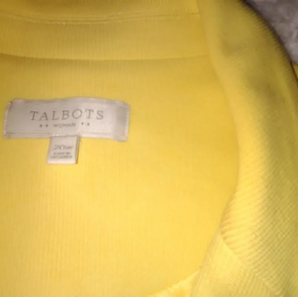 Yellow lined jacket Plus Size - Picture 2 of 3